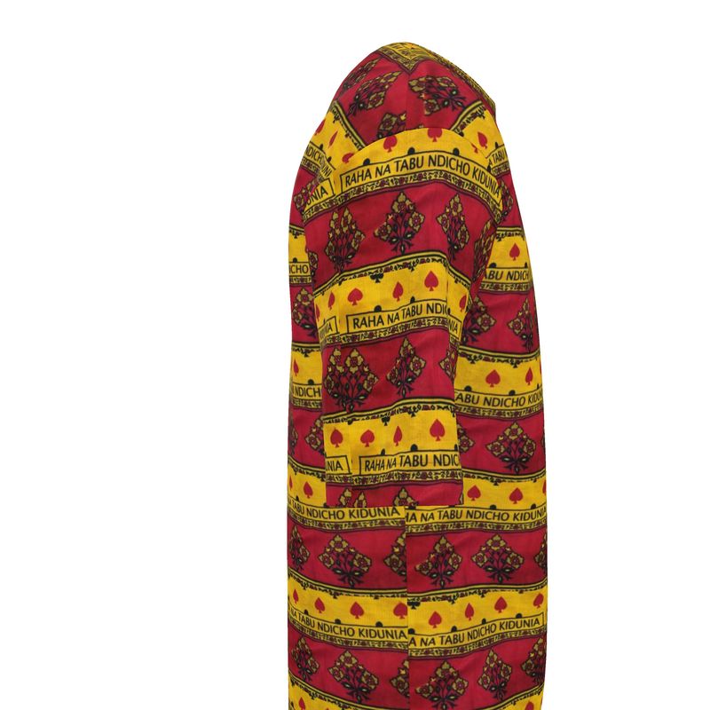 African print oversized t-shirt