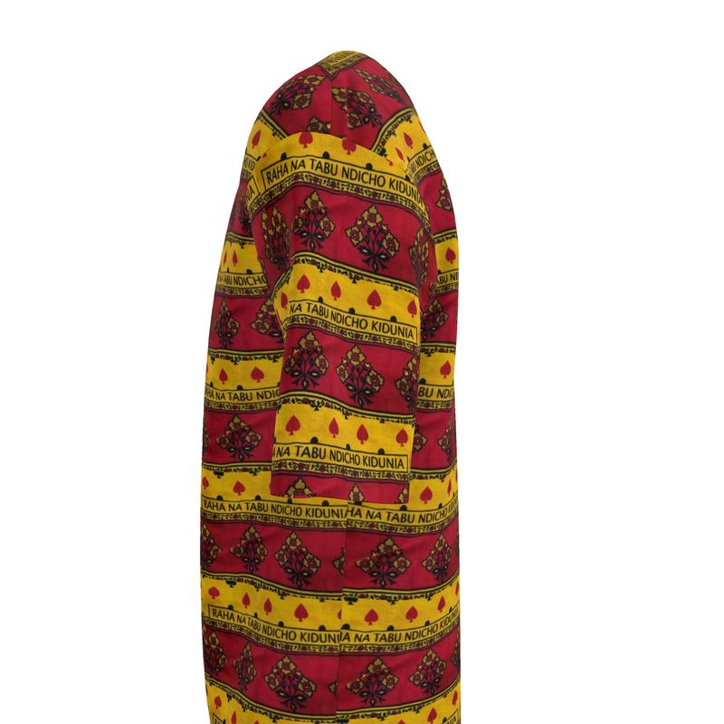African print oversized t-shirt