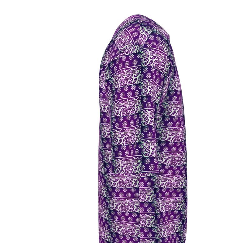 Purple always size t-shirt African print