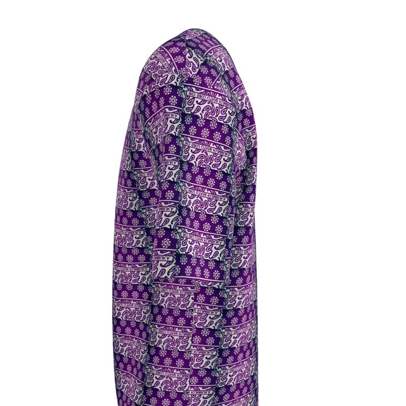 Purple always size t-shirt African print