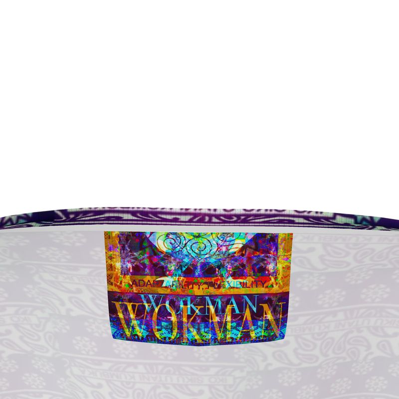 Purple always size t-shirt African print