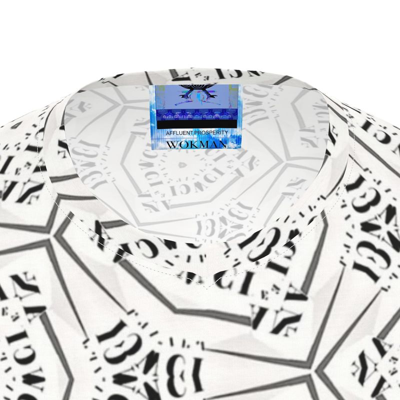 This is a visually striking piece that is sure to turn heads and spark conversations. Whether worn as a statement piece or as a subtle nod to one's personal style,This bold and daring design is a true work of art, elevating the humble t-shirt to a one-of-a-kind fashion statement.