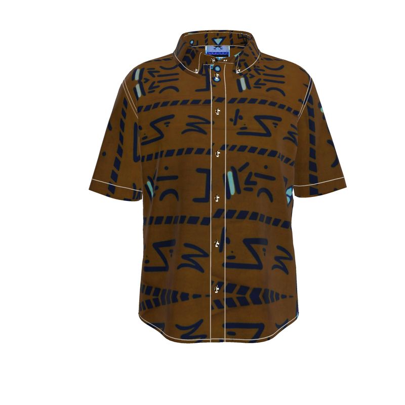 MUD CLOTH SHORT SLEEVE