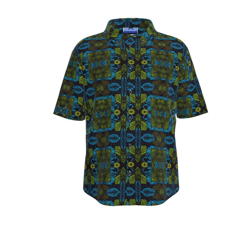 RICH FLORAL SHORT SLEEVE