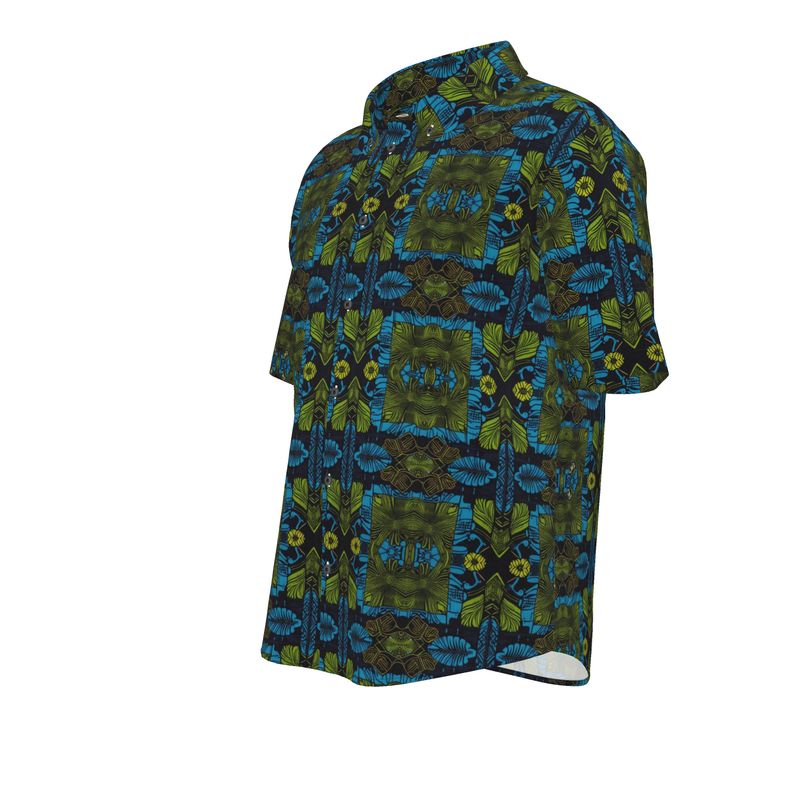 RICH FLORAL SHORT SLEEVE