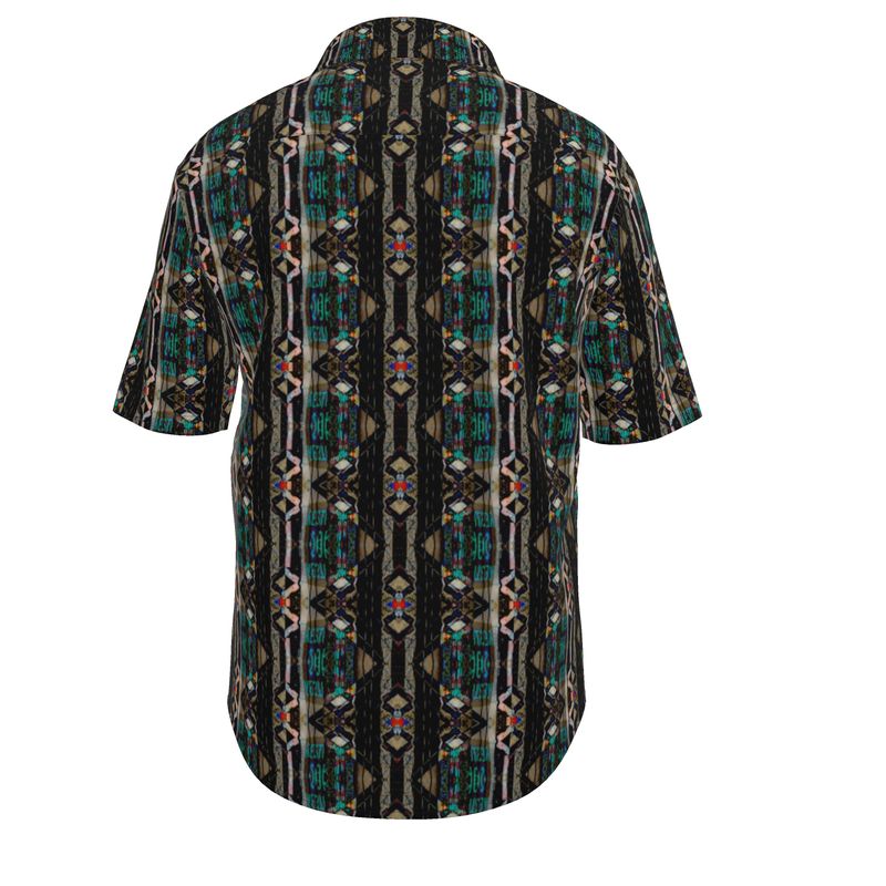 GREEN MOTIF SHORT SLEEVE