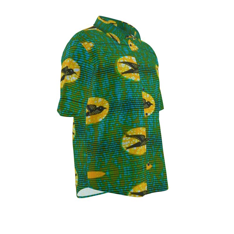 TEXTILE PRINT TROPICAL GREEN