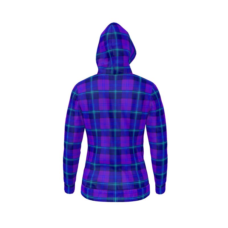NEXT PURPLE PLAID HOODIE