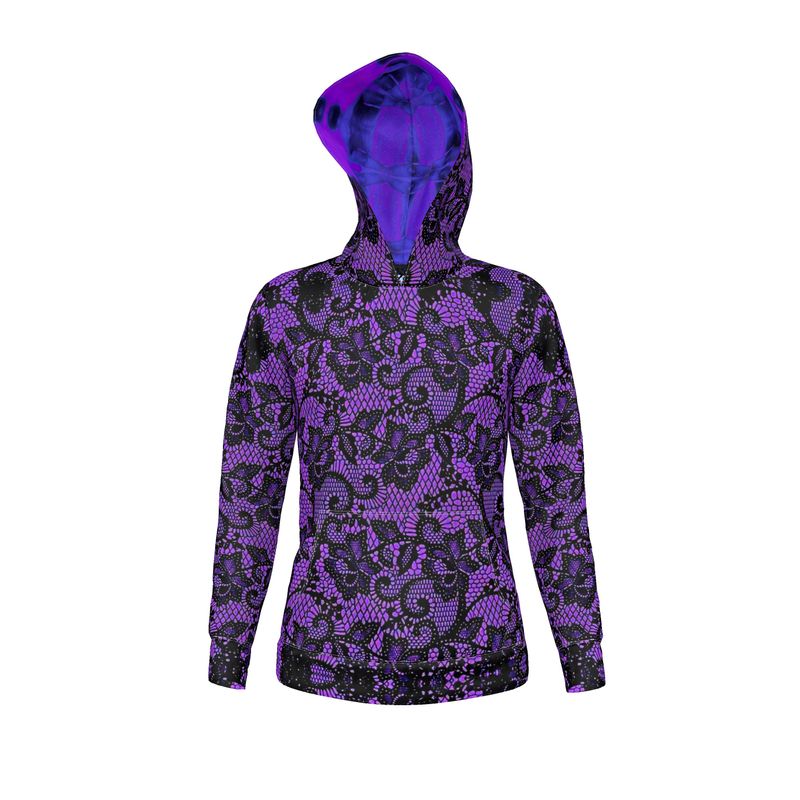 PURPLE LACE HOODIE