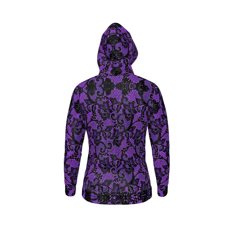 PURPLE LACE HOODIE