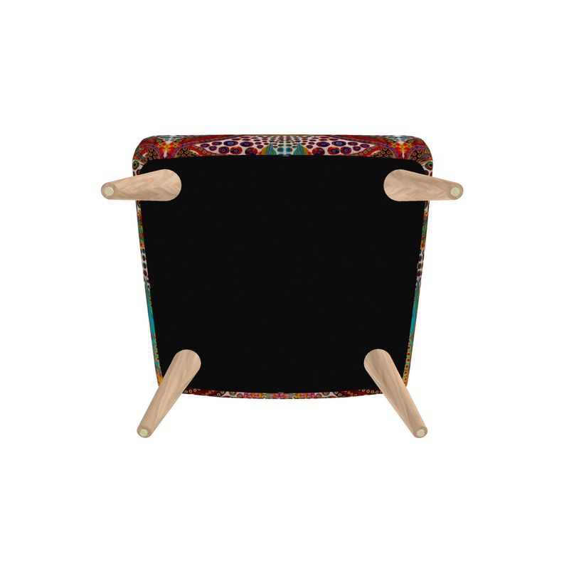 ABORIGINAL BLACK  CHAIR