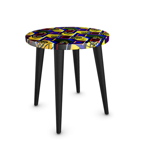 TEXTILE PRINT SIDE TABLE