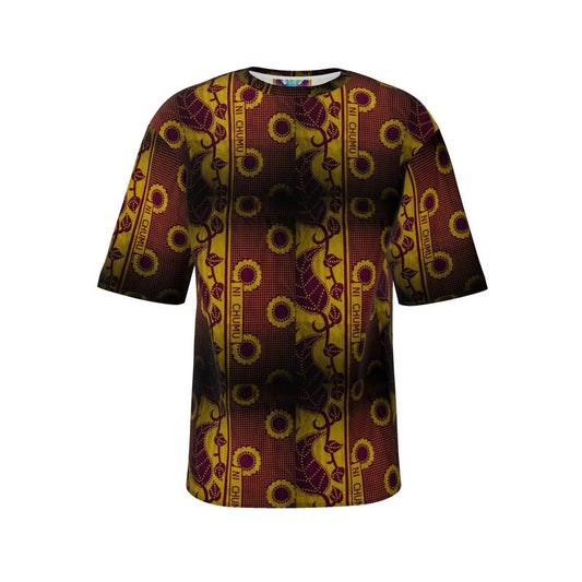 African fabric print T-shirt
