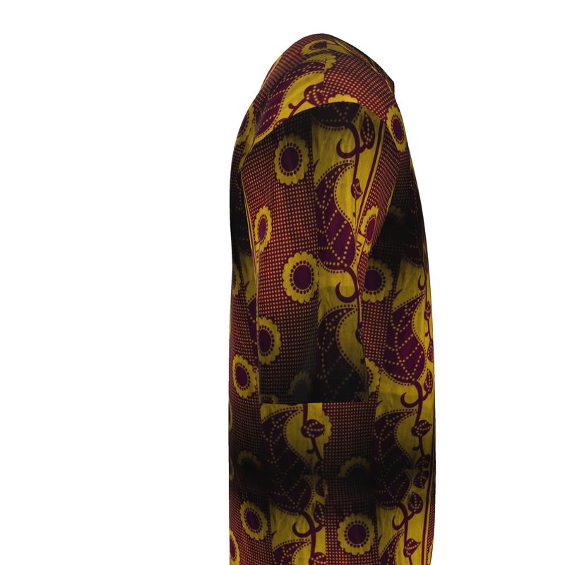 African fabric print T-shirt
